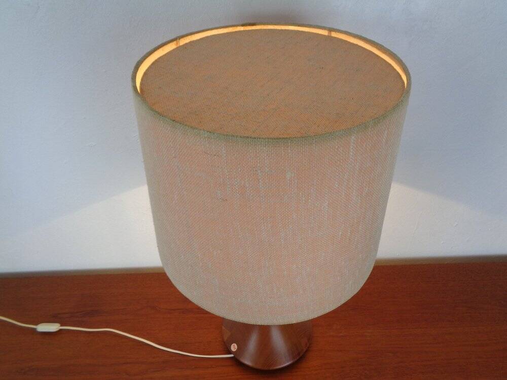 Danish Teak Table Lamp from Kirk, 1960s