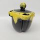 Ceramic ice bucket, mid-20th century.