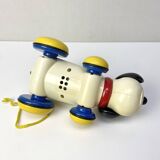 Vintage pull toy - Wheeled dog