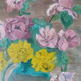 Bouquet of flowers signed Heigel