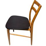 Set of six wooden chairs