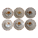 Digoin Sarreguemines 6 soup plates 9181