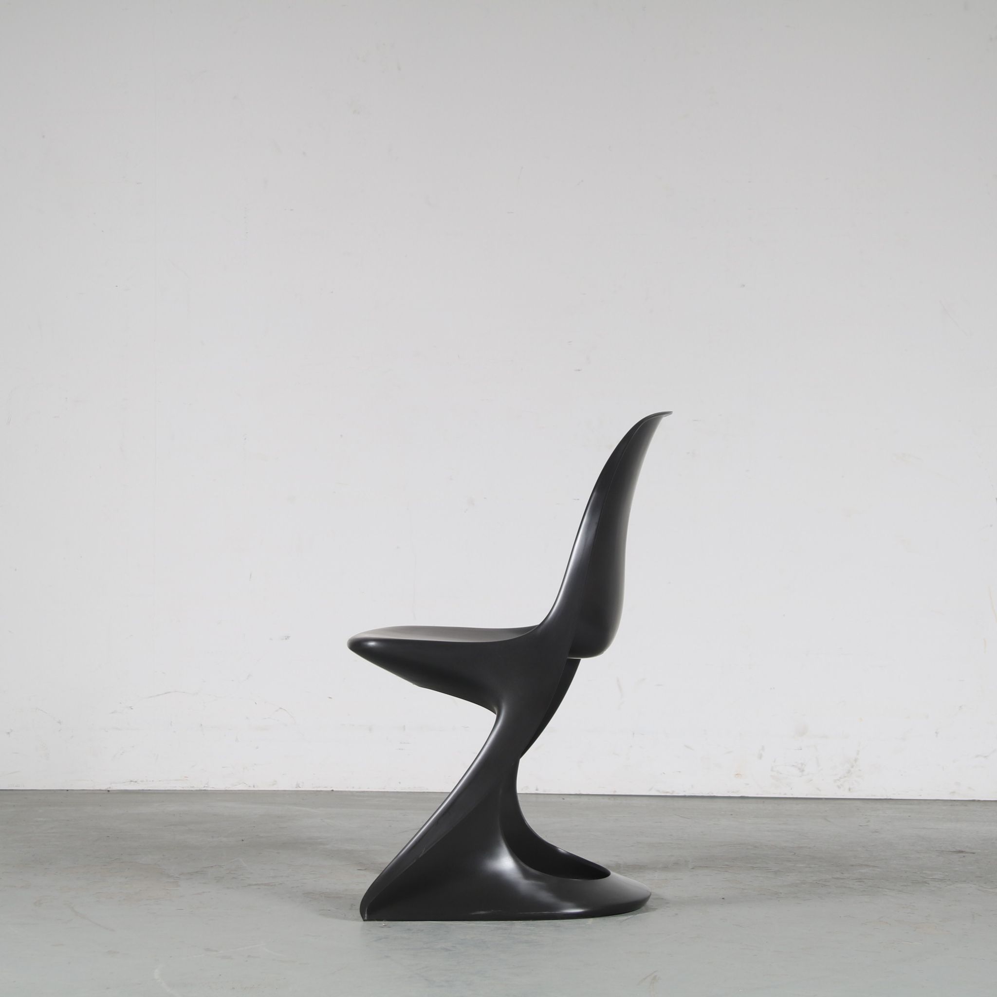 Black “Casalino” chair from the 2000s by Alexander Begge for Casala, Germany – Large Stock!