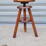 Wooden workshop stool
