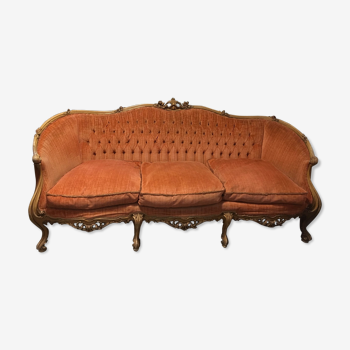3-seater sofa style Louis XV