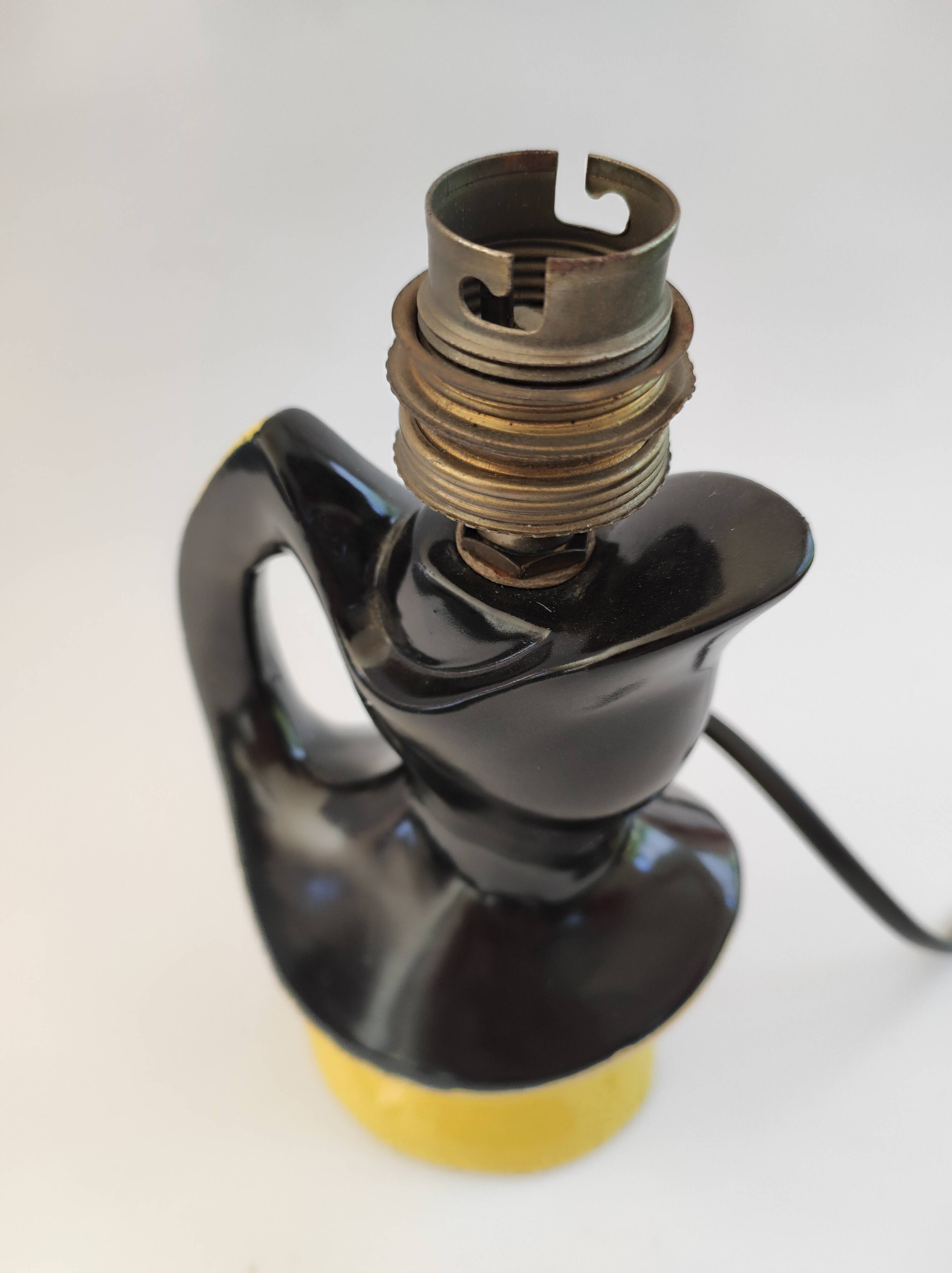 Ceramic lamp circa 1960 Vallauris