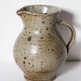 Stoneware pitcher, signed Gustave Tiffoche, 20th century