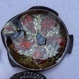 5 fish plates by Marius Giuge for Vallauris