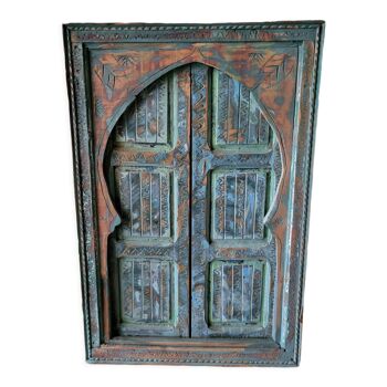 Decorative wooden moroccan window