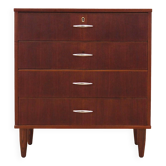 Commode en teck, design danois, années 1970