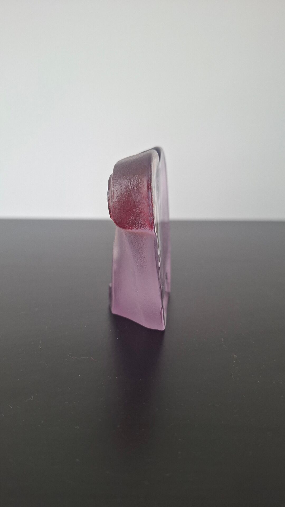 Mats jonasson målerås - glass sculpture / mask "mio" - signed -