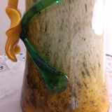 Vase in glass paste