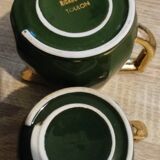 Empire green bistro water carafe and milk jug