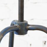 Stool industrial blue