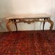 Table basse bronze doré et marbre