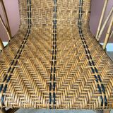 Vintage rattan armchair