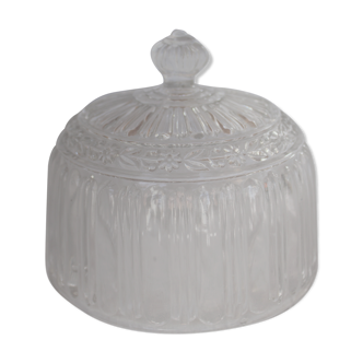 Pressed glass cheese bell
