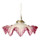 Pink draped suspension
