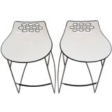 Set of 2 Italian JAM Bar Stools by Calligaris