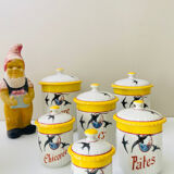 Swallows spice jars