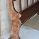 Oak church bench