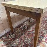 Oak and Formica dining table