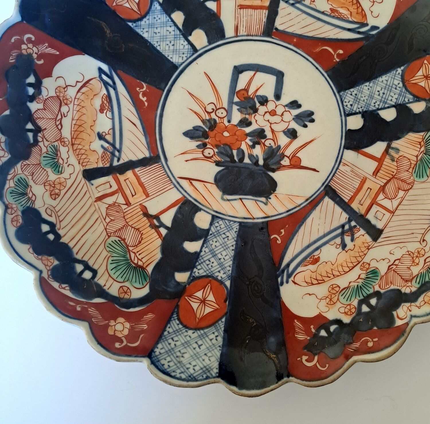 Imari porcelain plate 19th century