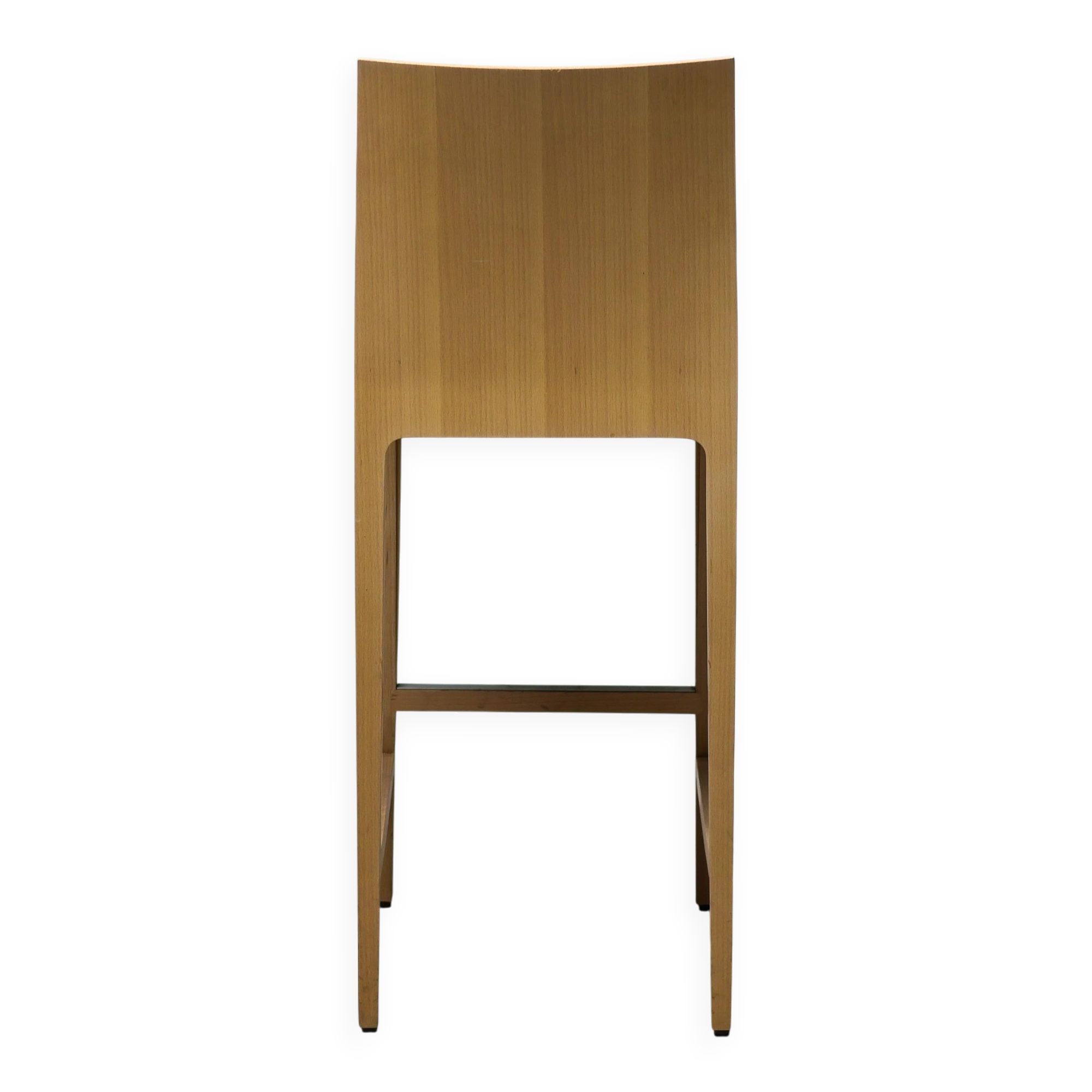 Set of six beech bar stools "Anna" by Crassevig, Italy, 1990s.
