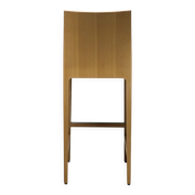 Set of six beech bar stools "Anna" by Crassevig, Italy, 1990s.