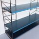 Blue degraded shelf
