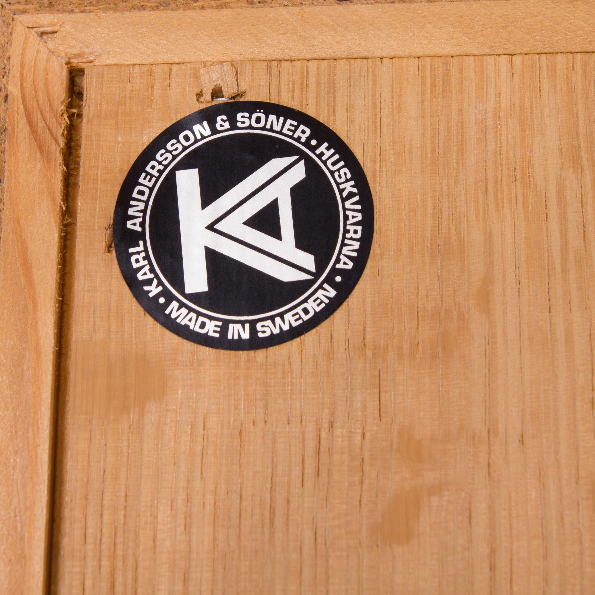 Modular oak shelving unit by Borge Mogensen for Karl Andersson & Soner