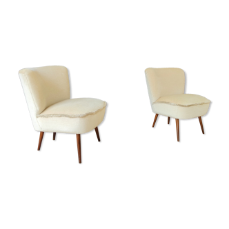 Two Mid Century cocktailchairs