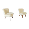 Two Mid Century cocktailchairs