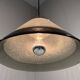 Peill & Putzler cone shaped glass hanging lamp, Germany