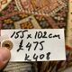Turkish kilim rug 158x112 cm