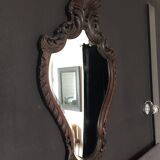 Antique beveled mirror