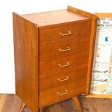 Vintage chiffonier with compass feet -