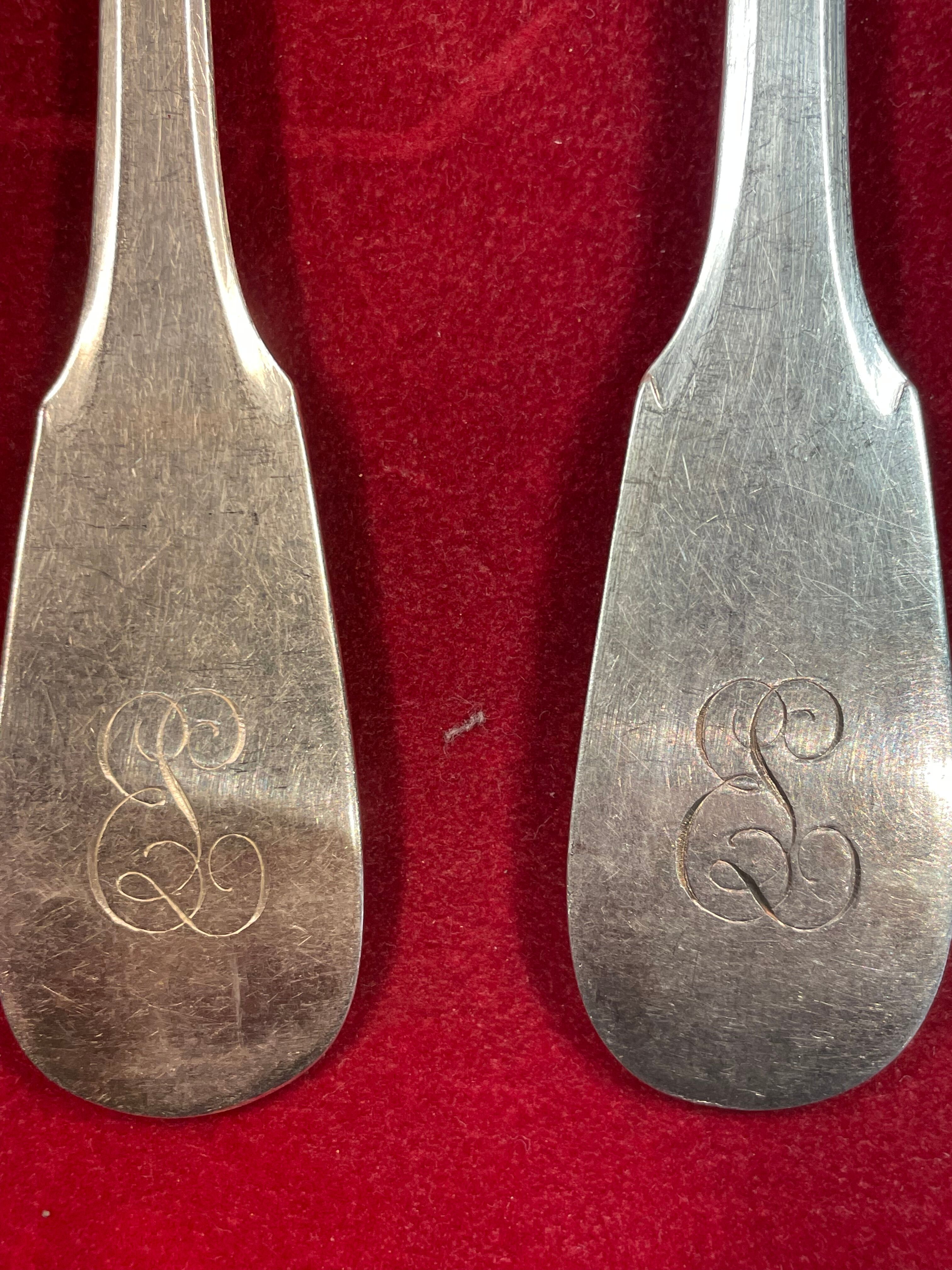 Cutlery set 36 Pieces in Silver Plated 100 g Armand Frenais Stylized monogram EL