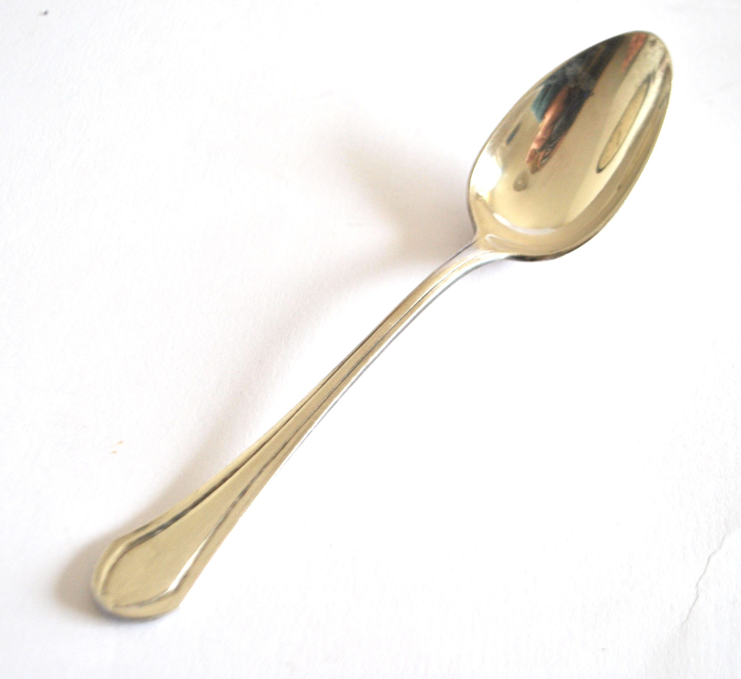 Christofle Printania Art Deco coffee spoon by Luc Lanel 13.8 cm