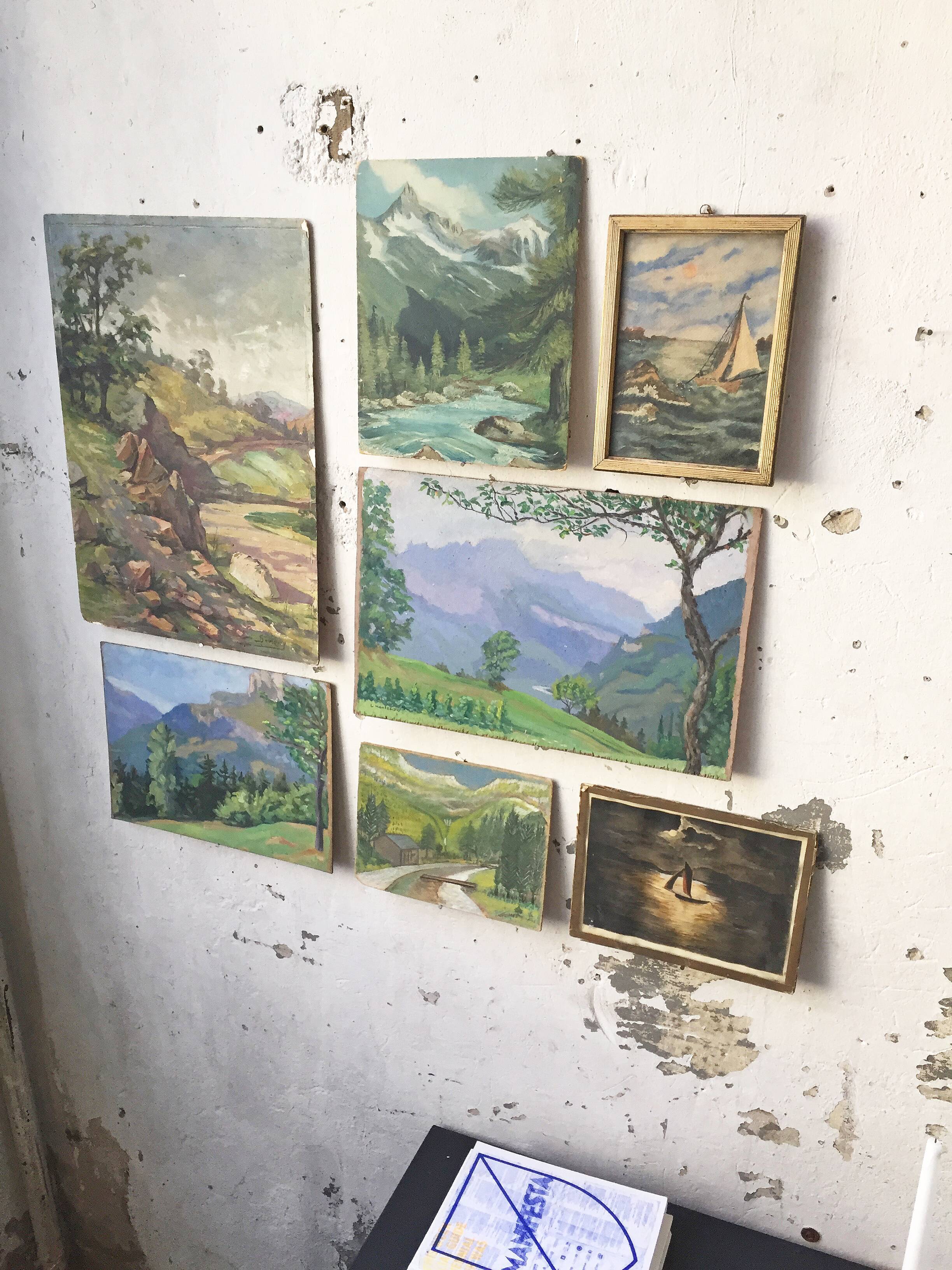 Ancient mountain canvas