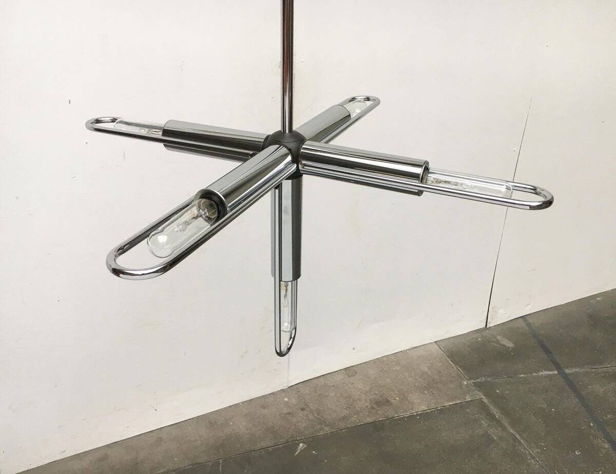 German chandelier Space Age by Kinkeldey