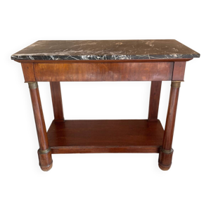 Console en acajou époque