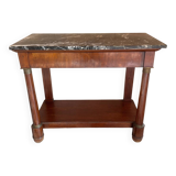 Mahogany console from the Empire period.