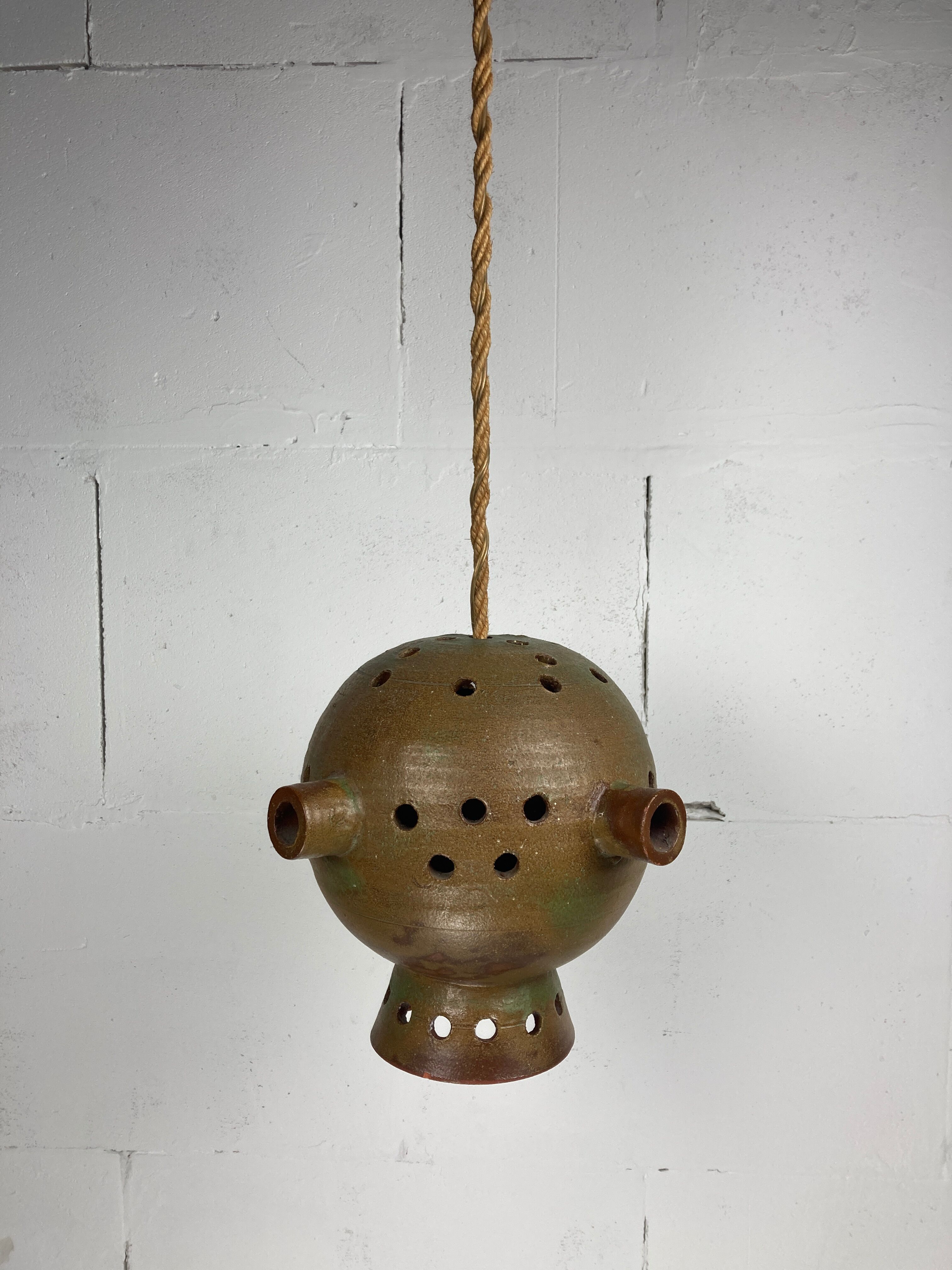 Ceramic space age suspension by Mobach Dutch 1960s