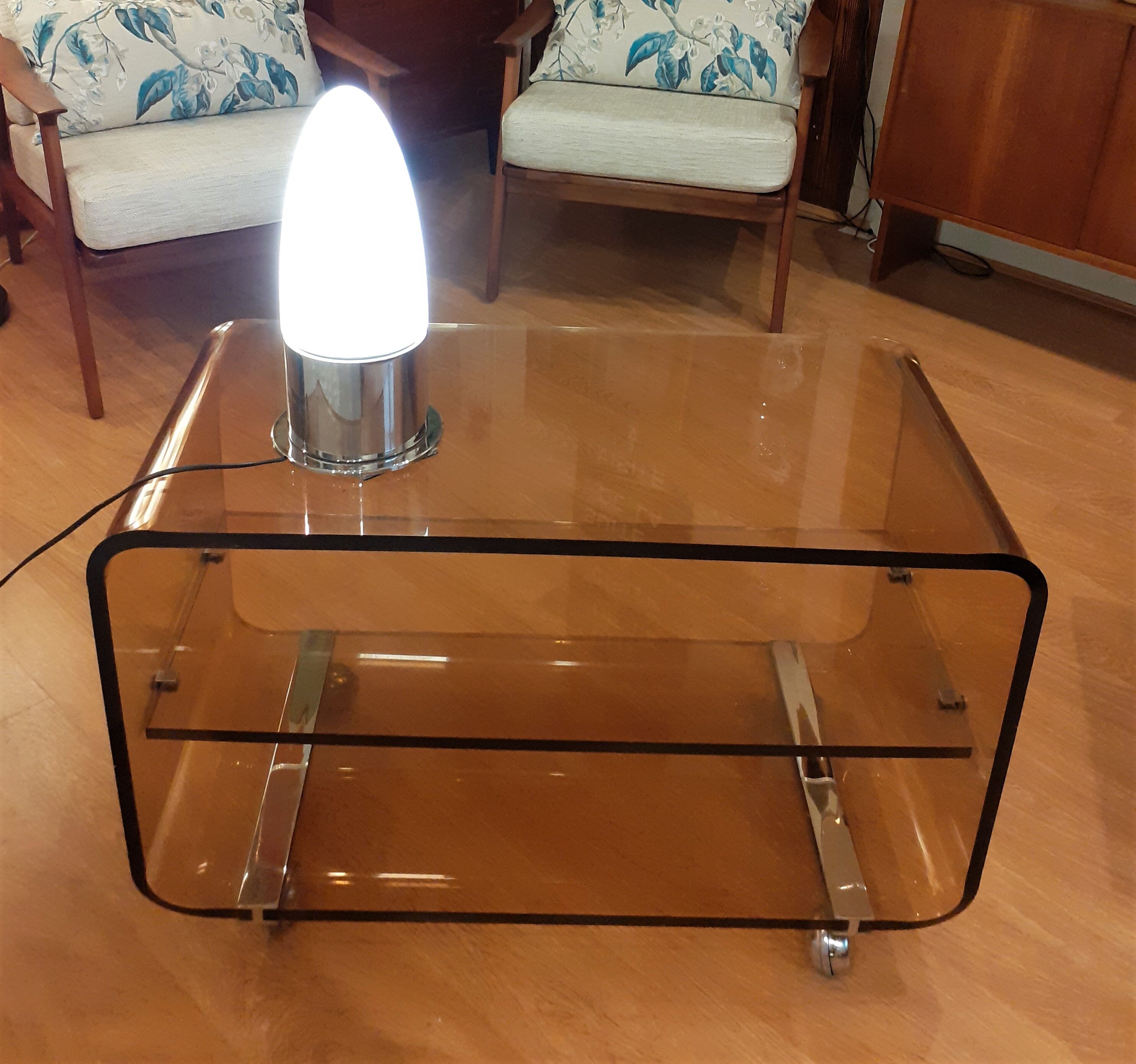 Coffee table desserte seventies
