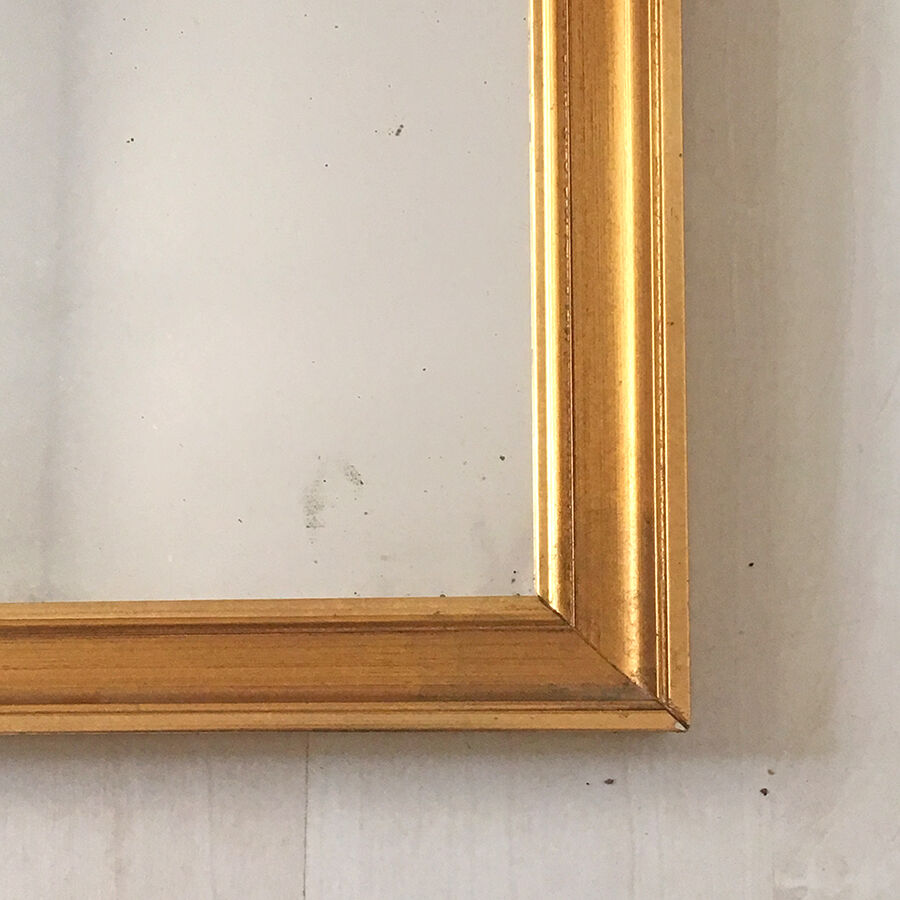 Golden vintage mirror 41x53cm