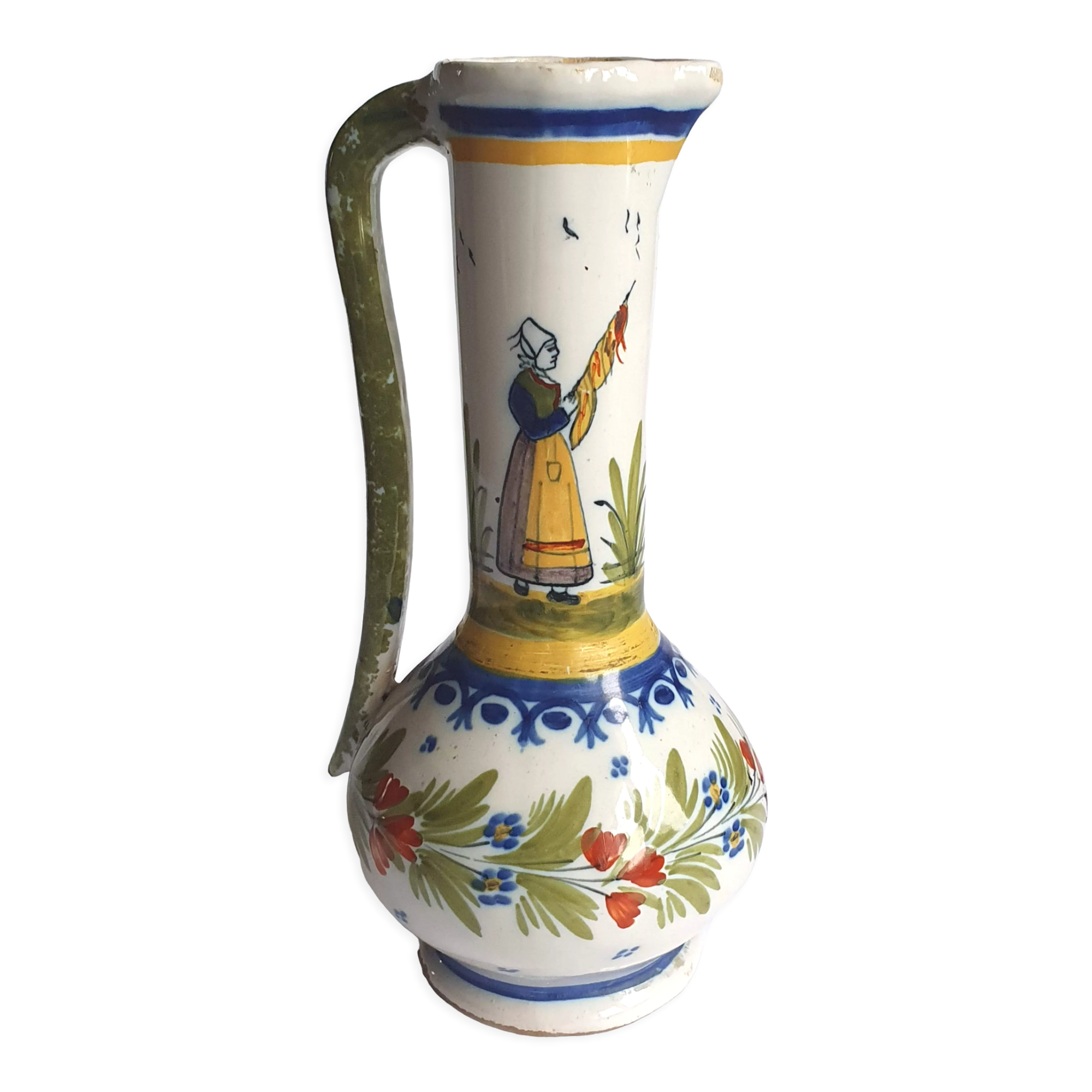 Vase en faïence Henriot Quimper