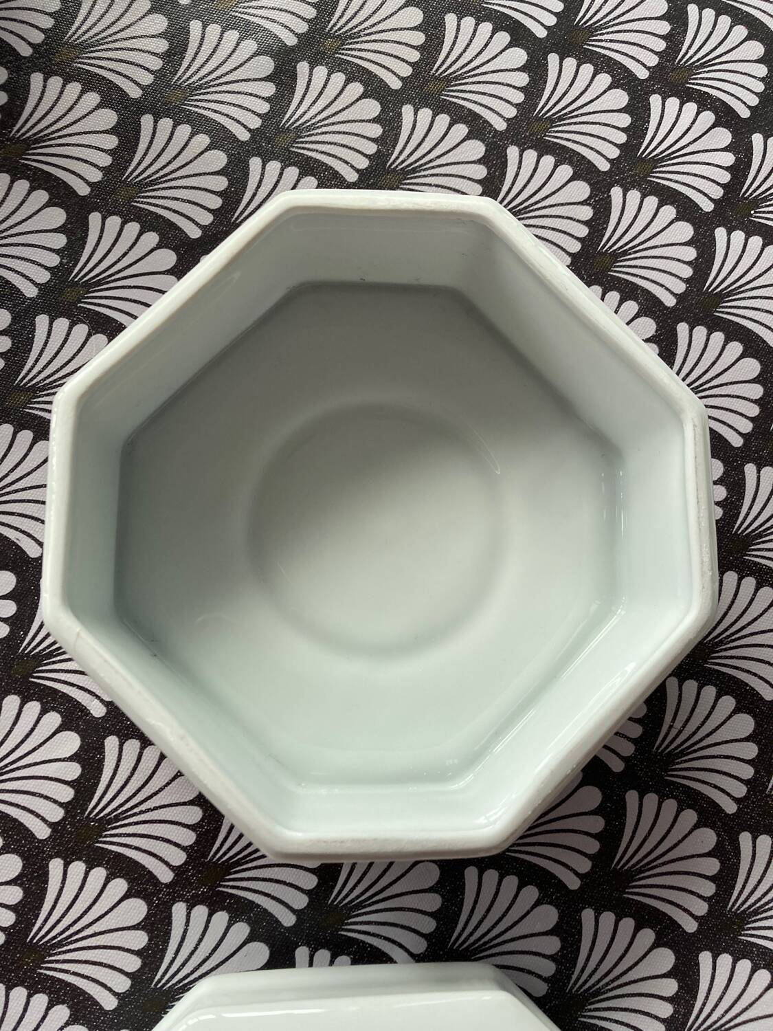 Octagonal Limoges porcelain box