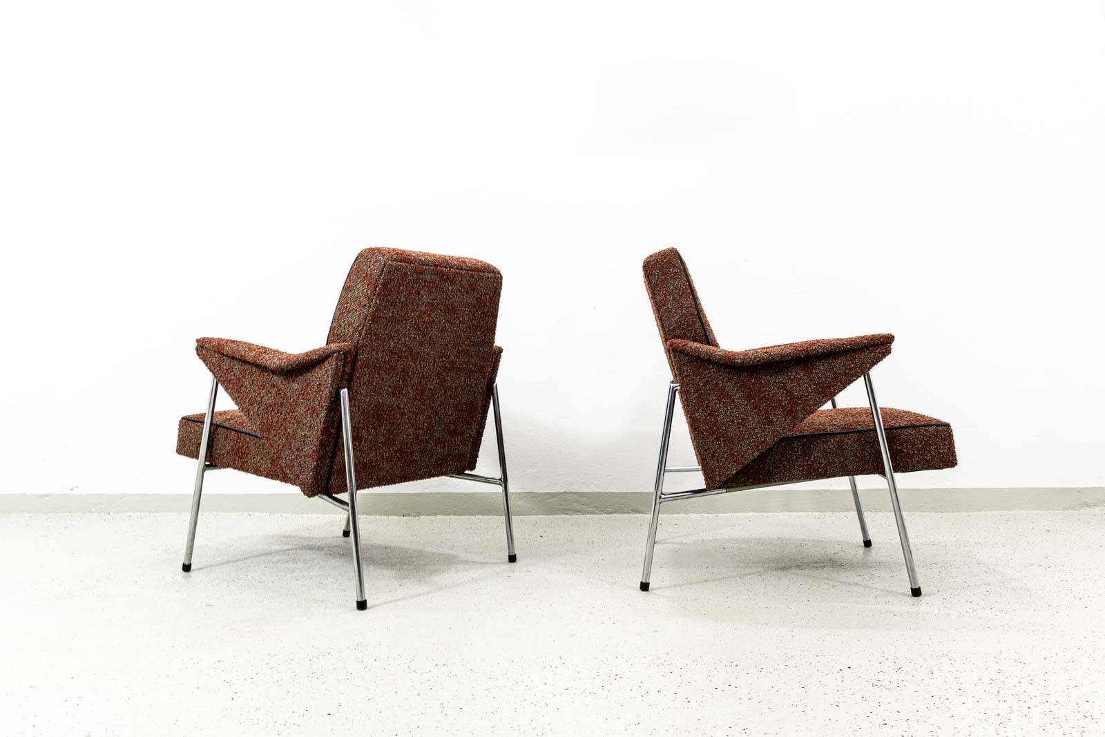 Fauteuils vintage “Bat” Pologne, années 1960, ensemble de 2