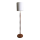 Lampadaire scandinave en teck et laiton - 1960